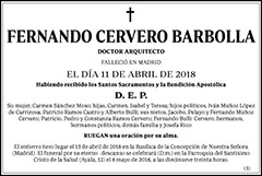 Fernando Cervero Barbolla